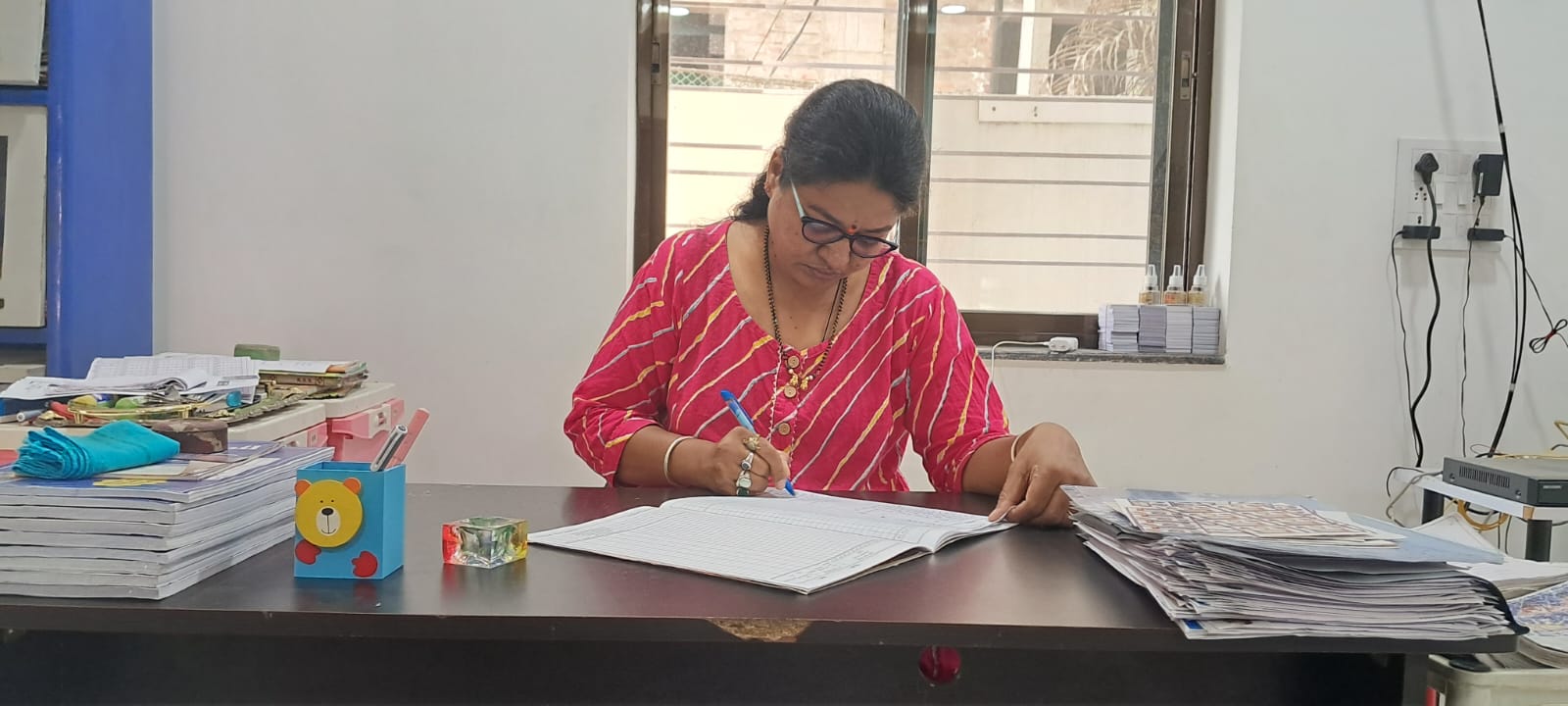 Students in Abacus Competition